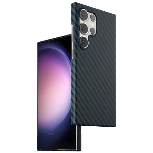 Ochranný obal s karbónovým vzorom pre Samsung Galaxy Note 20 Ultra - Modrá H33232
