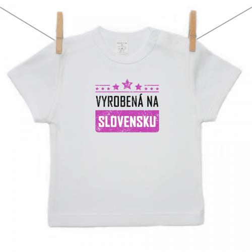Boodyy Tričko s krátkym rukávom Vyrobená na Slovensku 80 (9-12 mesiacov) 714-24792