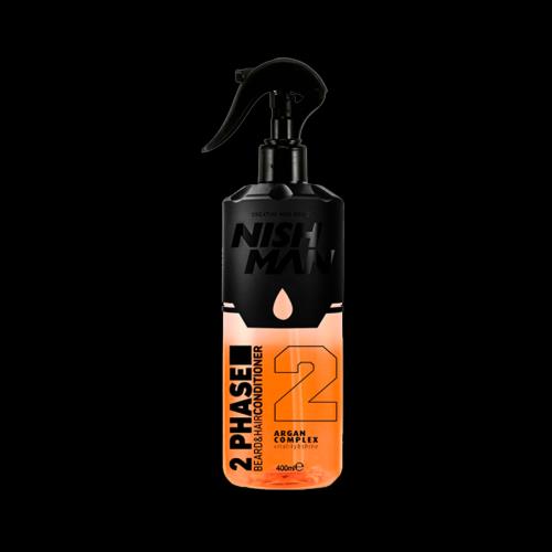 Kondicioner na vlasy a bradu Nishman 2phase Argan complex 400ml