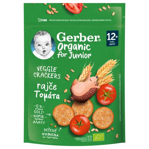 Gerber Junior Organic KREKRY s rajčinami