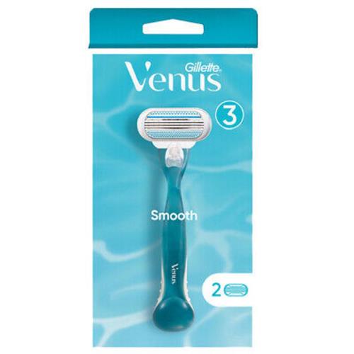 GILLETTE Venus Smooth holiaci strojček a náhradné hlavice 2ks