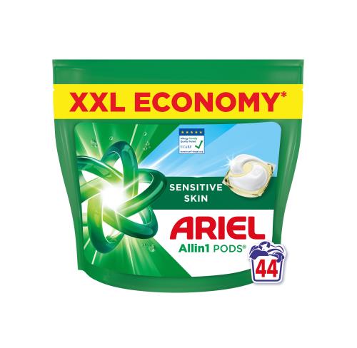 Ariel Sensitive Allin1, kapsuly na pranie, 44 praní