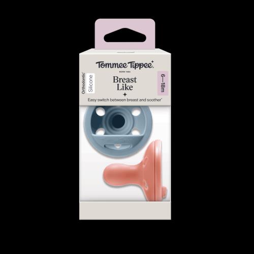 Tommee Tippee Silikónový Cumlík Breast-like 6-18m