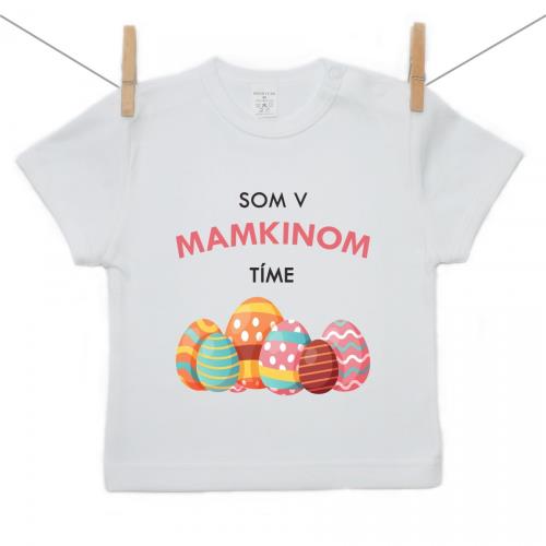Boodyy Tričko s krátkym rukávom Som v mamkinom tíme 110 (4-5 rokov) 4564-78216