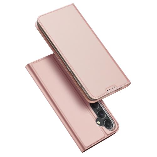 Dux Ducis Skin Pro knižkové puzdro na Samsung Galaxy S23 FE, ružové