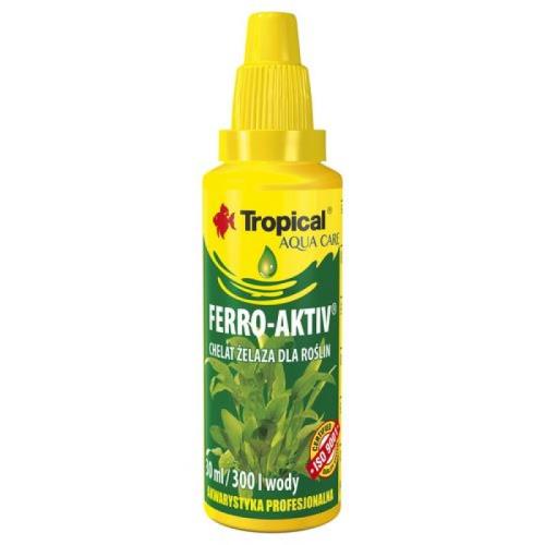 TROPICAL Ferro-Aktiv 30ml na 300l doplnkové hnojivo pre akvarijné rastliny