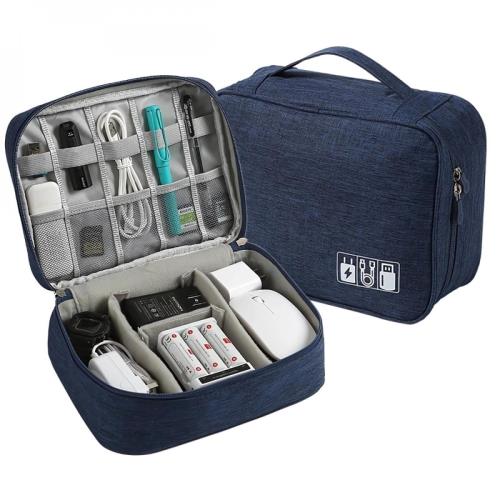 Organizér na Káble a Nabíjačky (1 Zips) - Modrá H36264