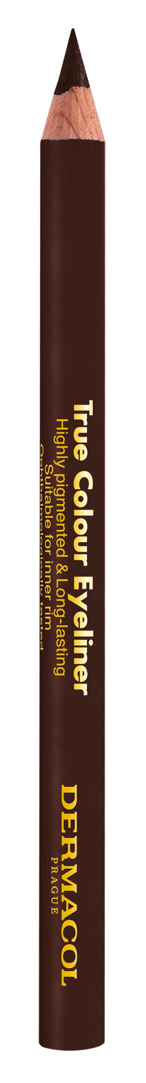 Dermacol True colour eyeliner - č. 2 Brown