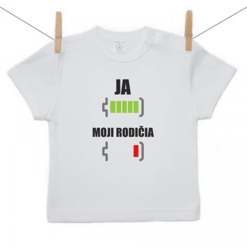 Boodyy Tričko s krátkym rukávom Batéria nabitá 116 (5-6 rokov) 1084-27319