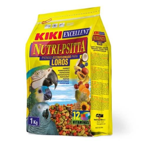 KIKI NUTRI-PSITTA 1kg krmivo pre veľké papagáje