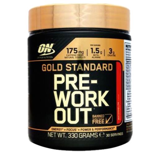 Optimum Nutrition Gold Standard Pre-Workout 330 g modrá malina