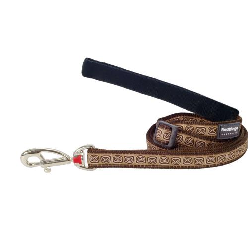 Nylonové vodítko Red dingo hypno hnedé, šírka: 25 mm