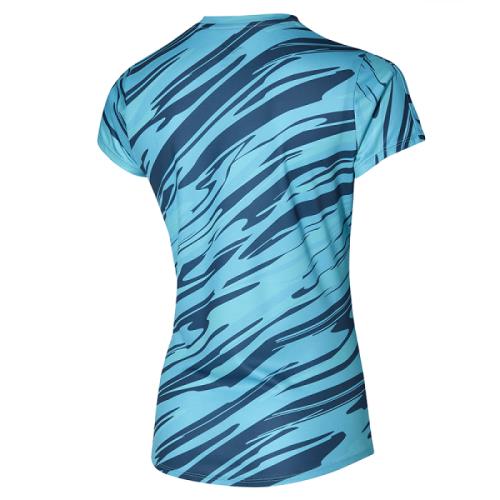 Mizuno Core Dámske športové tričko, modré, veľ. XL 93906-xl