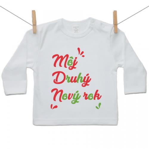 Boodyy Tričko s dlhým rukávom Môj druhý Nový rok 92 (18-24 mesiacov) 3209-50990