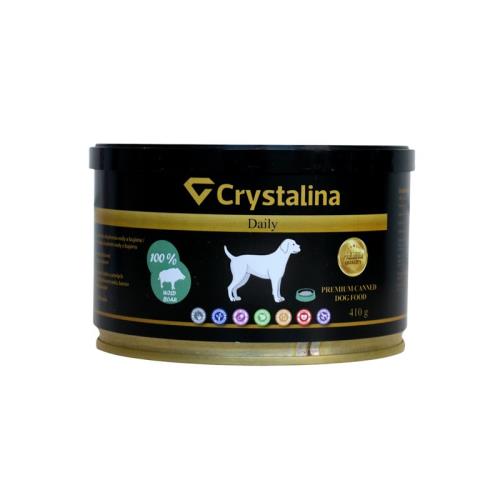 Konzerva Crystalina Daily 100% diviak 0,41 kg