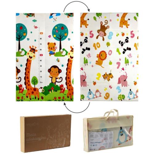 Obojstranná podložka animals and number 200x150x1 cm CH 4329