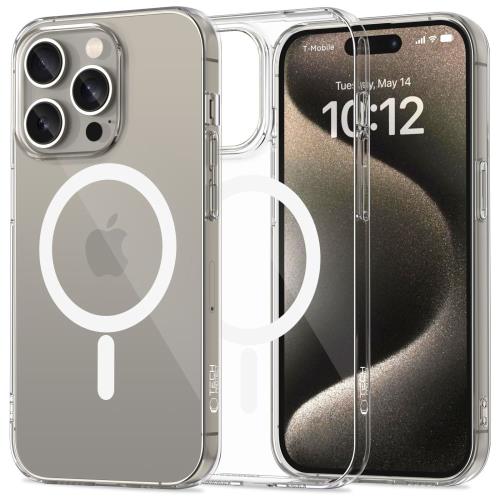 Tech-Protect FlexAir MagSafe kryt na iPhone 15 Pro, priesvitný TEC371860