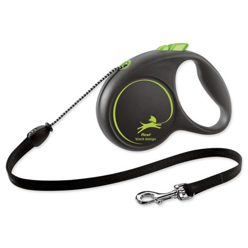 flexi Black Design M lanko 5m zelená do 20kg