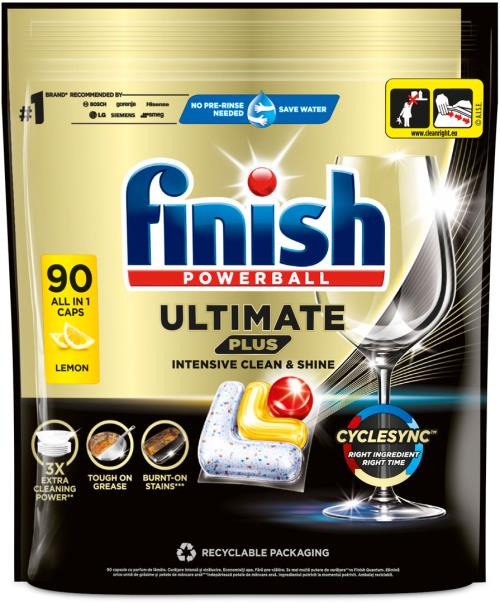 Finish Ultim Lemon kapsuly do umývačky riadu