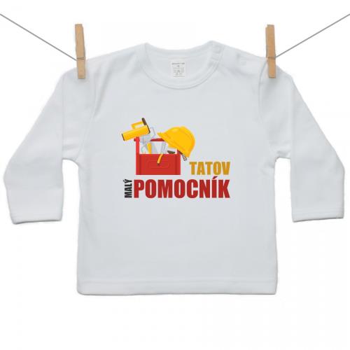 Boodyy Tričko s dlhým rukávom Tatkov malý pomocník 80 (9-12 mesiacov) 1067-27192