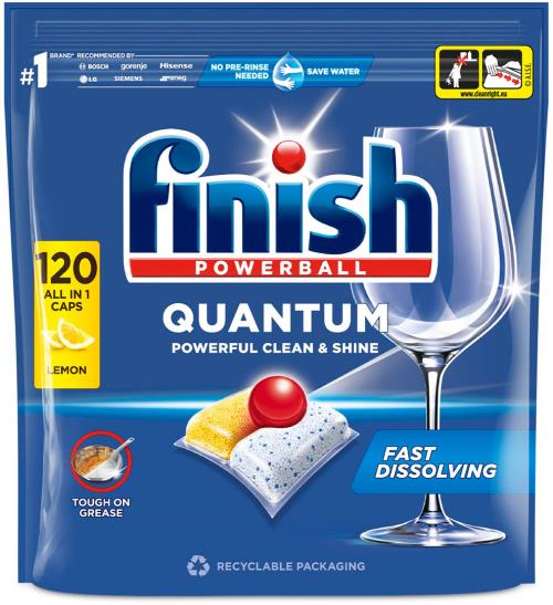 Finish Tabs Quan.All in1 Lemon čistič umývačky riadu