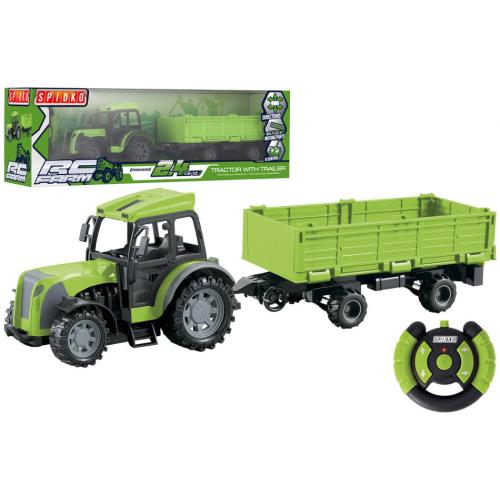 Traktor s vlečkou R/C2,4 GHZ na diaľkové ovládanie -MOVEO