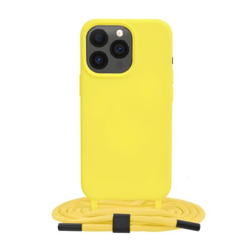 Zavesiteľné puzdro pre iPhone 13 Pro - Žltá H27163