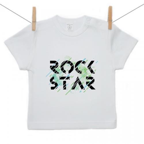 Boodyy Tričko s krátkym rukávom Rock star 68 (3-6 mesiacov)