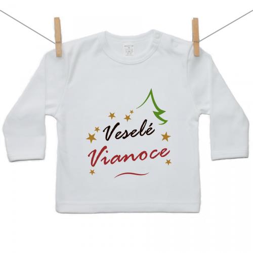 Boodyy Tričko s dlhým rukávom Veselé Vianoce 80 (9-12 mesiacov) 2897-48843