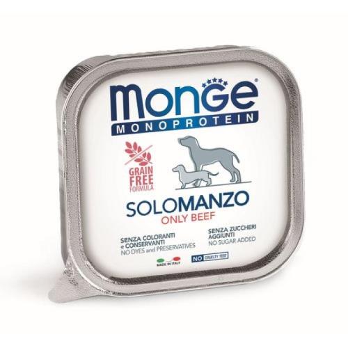 MONGE Monoprotein Adult Beef 150g paštéta čisto hovädzie pre dospelé psy