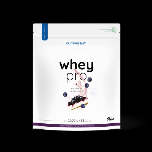 Nutriversum - PURE - WHEY PRO 1000 g - Príchuť čokoláda - lieskové oriešky