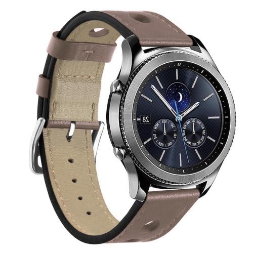 BStrap Leather Italy remienok na Xiaomi Amazfit Stratos 2/2S/3, khaki brown