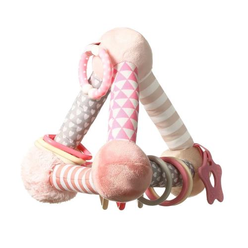 Edukačná hračka Baby Ono pyramída Tiny Yoga pink , 20C44149