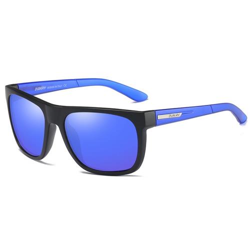 DUBERY Newton 8 slnečné okuliare, Black & Blue / Blue