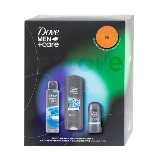 DOVE darčeková kazeta Restore Clean Comfort (Dove sprchový gél Clean Comfort 250ml + deodorant v spreji Clean Comfort 150ml + tuhý antiperspirant Clea