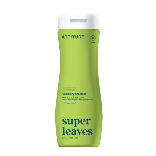 ATTITUDE Prírodný šampón Super leaves s detoxikačným účinkom - vyživujúci pre suché a poškodené vlasy