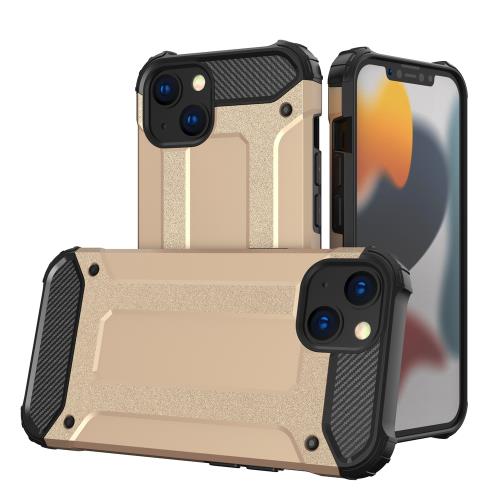 MG Hybrid Armor plastový kryt na iPhone 13 mini, zlatý