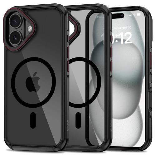 Tech-Protect Hybrid MagSafe kryt na iPhone 16, čierny