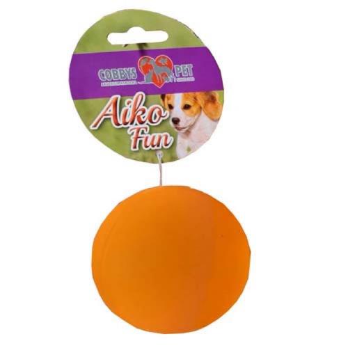 COBBYS PET AIKO FUN Neónová tvrdá lopta 8,5cm hračka pre psov