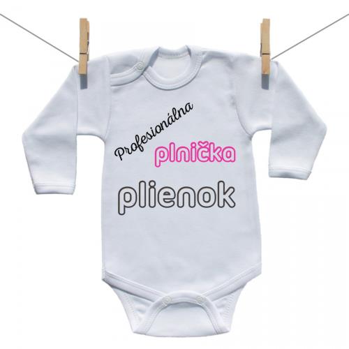 Boodyy Body s dlhým rukávom Profesionálna plnička plienok 68 (3-6 mesiacov)
