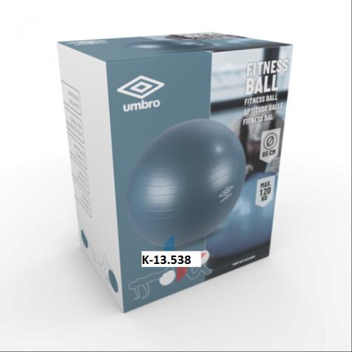Fitness lopta 65cm modrá-MOVEO