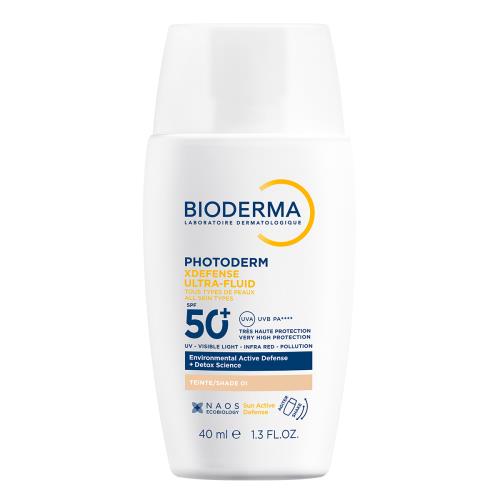 BIODERMA Photoderm XDefense tónovaná ultrafluidná ochrana SPF 50+ veľmi svetlá