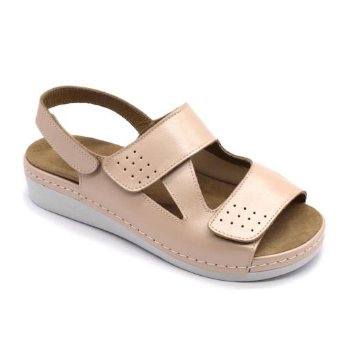 Leon 5020 Dámska zdravotná obuv na Hallux Valgus 36 - 23,5cm, lososová, 3,5 cm
