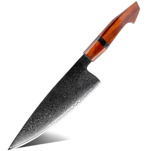 Damaškový kuchynský nôž Chef-36cm, čepeľ 20,7cm H