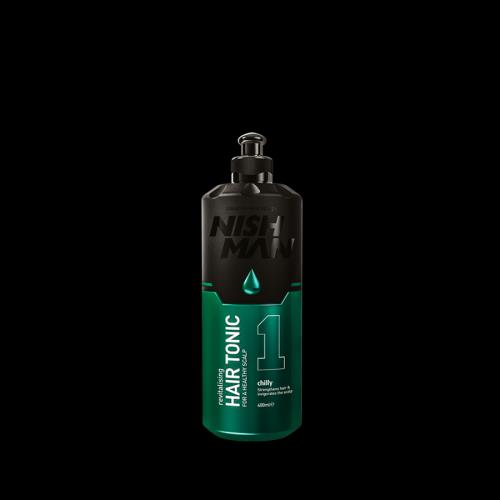 Vlasové tonikum eukalyptus Nishman 1 Chilly 400ml