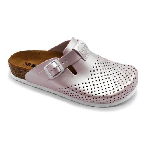 Leon 4250 Dámska zdravotná korková obuv uzavretá 37 - 24cm, perla, 2,0 cm