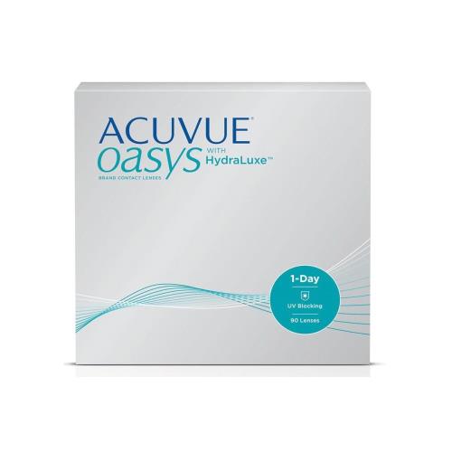 Denné Acuvue Oasys 1-Day s technológiou Hydraluxe (90 šošoviek) Dioptrie: -6, Zakrivenie: 9, ID:232521
