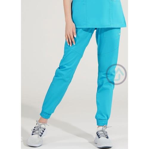 Jogger nohavice FLEX ZONE - tyrkysové 34