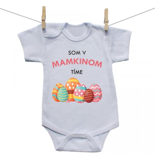 Boodyy Body s krátkym rukávom Som v mamkinom tíme 80 (9-12 mesiacov) 4562-78194