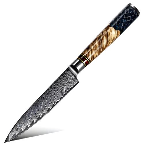 Damaškový kuchynský nôž - Utility 26cm, čepeľ 13cm (SKU: 21776)
